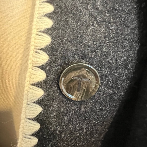 Toteme scarf jacket dark grey authentic size 32 - Picture 6 of 7